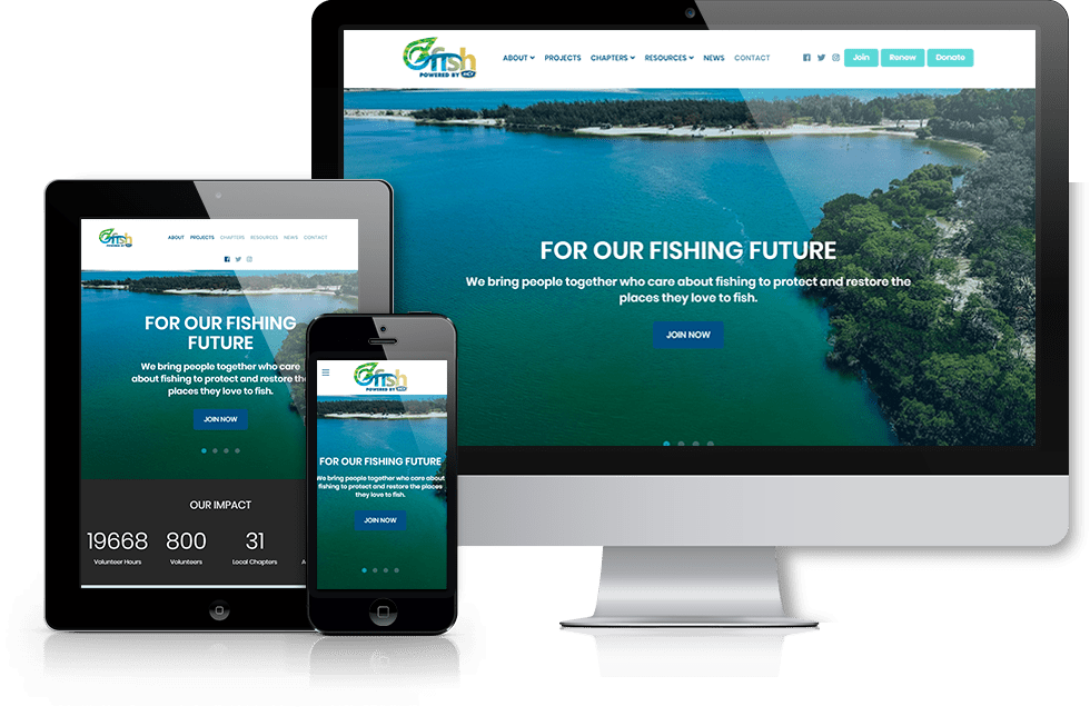 Ozfish Unlimited web design