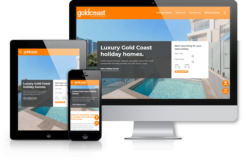 Gold Coast Private Homes web design