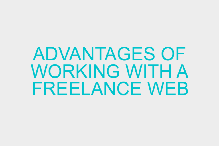 Advantages of working with a Freelance Web Designer on the Gold Coast